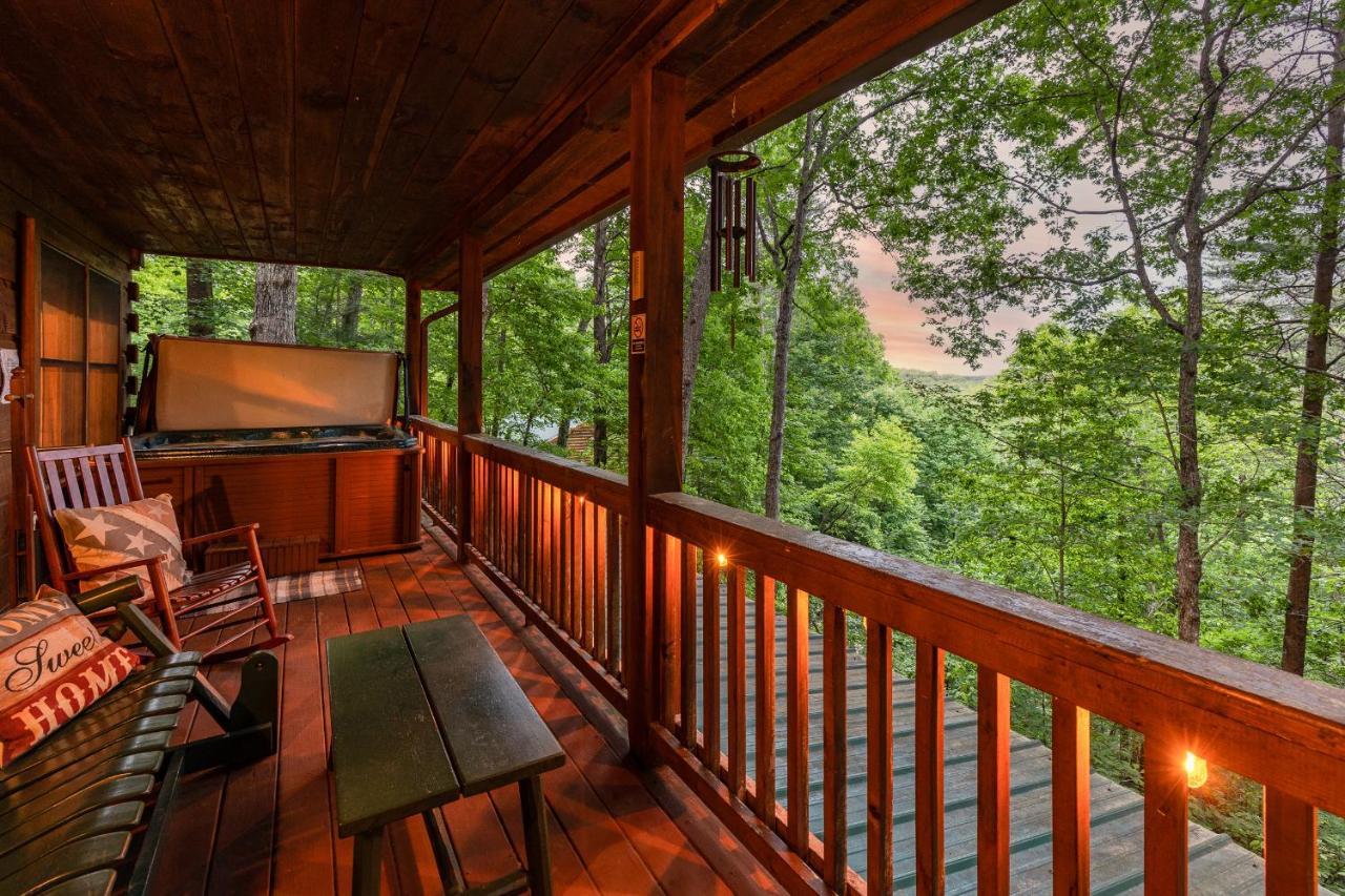 Secluded Sunrise Ridge-10 Min From Blue Ridge, King Beds, Hot Tub, 2 Porches, Fireplace Wood Burning, Mountain View, Cozy Экстерьер фото