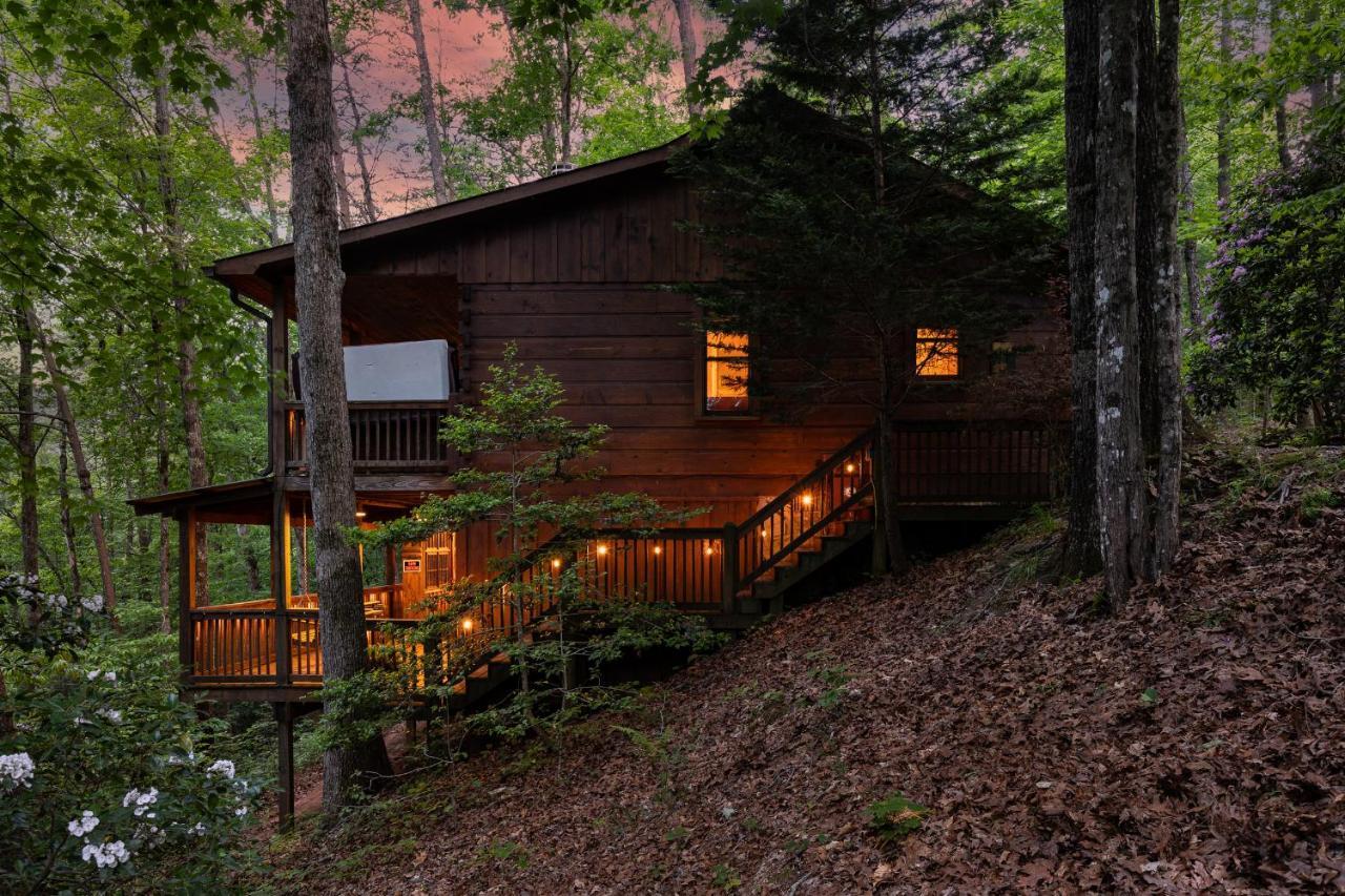 Secluded Sunrise Ridge-10 Min From Blue Ridge, King Beds, Hot Tub, 2 Porches, Fireplace Wood Burning, Mountain View, Cozy Экстерьер фото