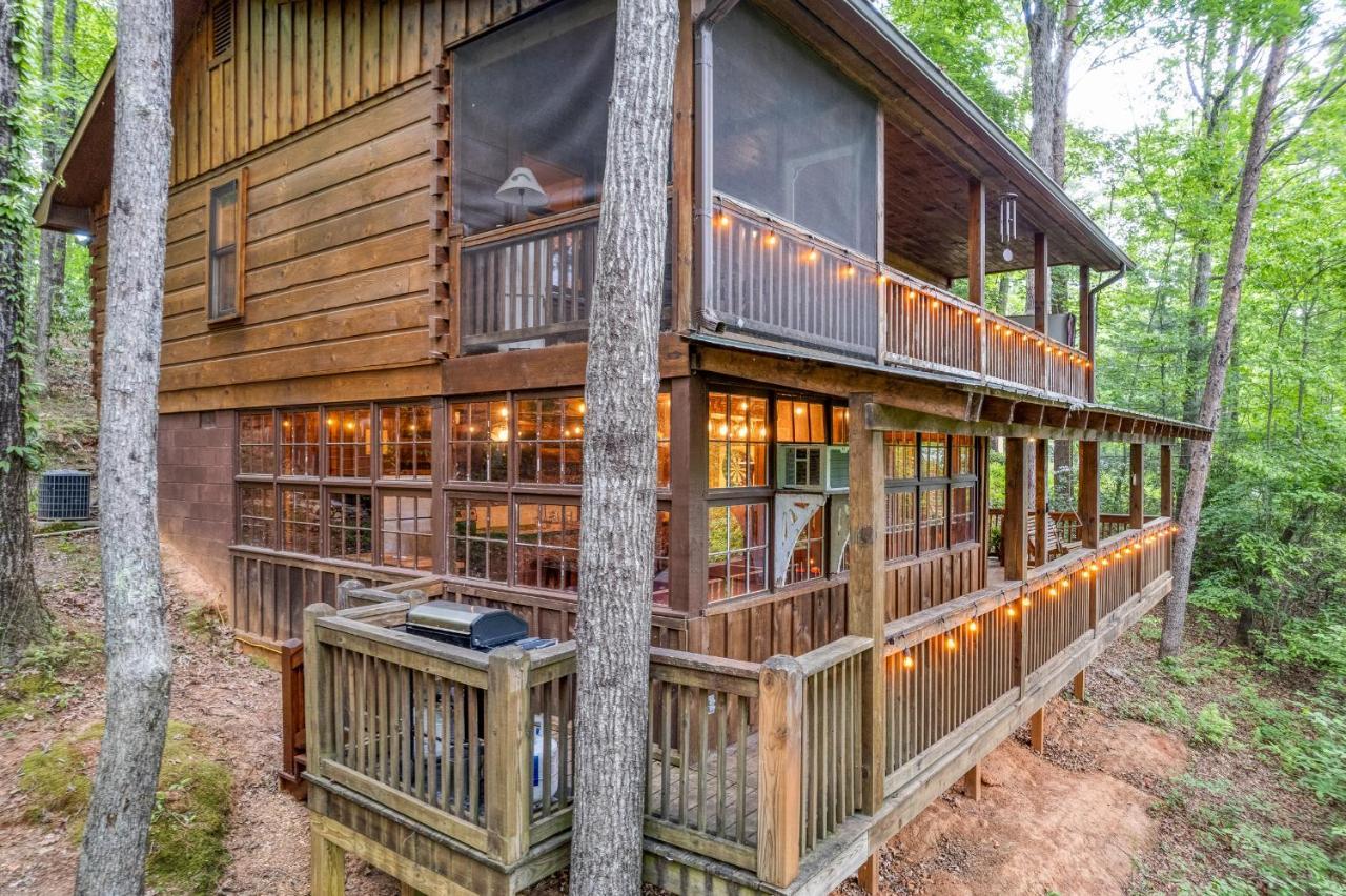 Secluded Sunrise Ridge-10 Min From Blue Ridge, King Beds, Hot Tub, 2 Porches, Fireplace Wood Burning, Mountain View, Cozy Экстерьер фото